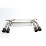 Dinan Free Flow Stainless Exhaust Systems D660-0035-BLK Exhaust, Flow, Rear Axle Back, Steel, Four Rear Outlets, BMW, 3.0, 4.4, 4.8L, Kit thumbnail 2