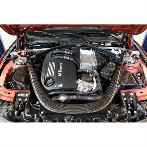 Dinan Carbon Fiber Air Intake Systems D760-0045 Intake, High Flow, Tube, Blue Filter, BMW, 3.0L, Kit thumbnail 2