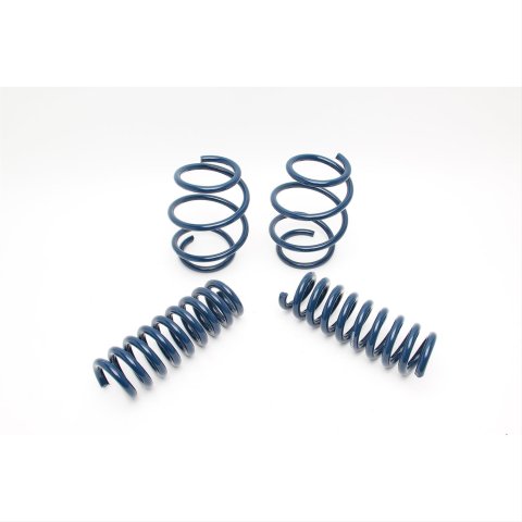 Dinan Performance Spring Sets D100-0912 Coil Springs, Sets, Lowered Ride Height, Front and Rear, 0.75 in. Lowered Front, 0.75 in. Lowered Rear, Blue, BMW, Set of 4