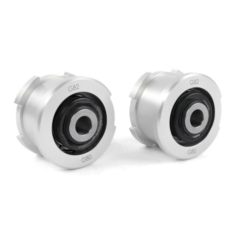 Dinan Tension Strut Ball Joints D280-0030 Bushings, Rod, Aluminum/Rubber, Black Bushing, Front, BMW, Kit thumbnail 1