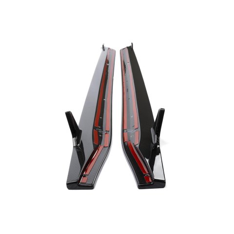 Dinan Side Skirts D980-0047 Rocker Molding, Left/Right, Carbon Fiber, Gloss, BMW, Pair thumbnail 2