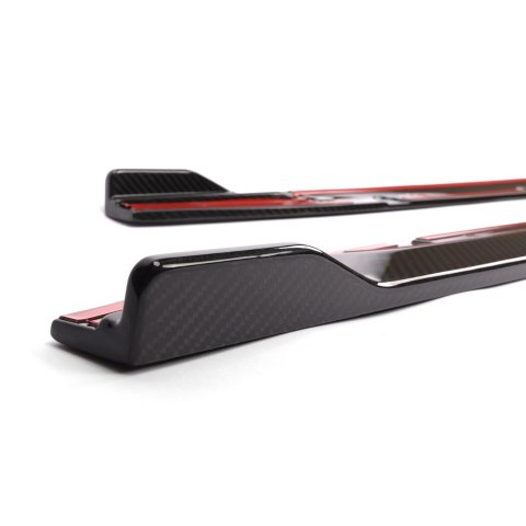 Dinan Side Skirts D980-0047 Rocker Molding, Left/Right, Carbon Fiber, Gloss, BMW, Pair thumbnail 5
