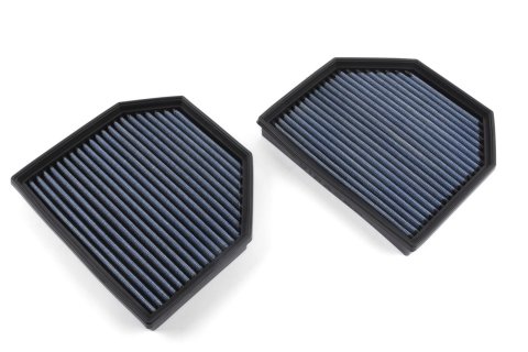 Dinan High-Flow Air Filters D401-0042 Filter, Drop-In, Blue, Oiled, Cotton Gauze, BMW, 3.0L, 4.4L, S55, S63, Pair thumbnail 2