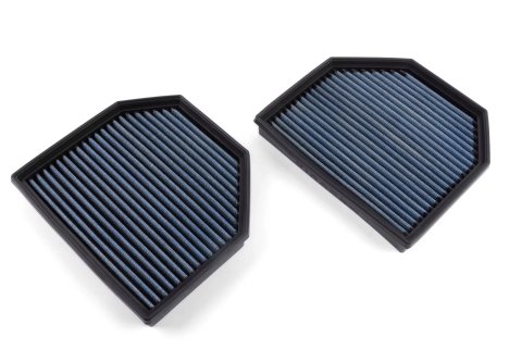Dinan High-Flow Air Filters D401-0042 Filter, Drop-In, Blue, Oiled, Cotton Gauze, BMW, 3.0L, 4.4L, S55, S63, Pair thumbnail 4