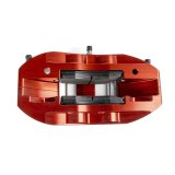 Dinan Big Brake Rear Kits D290-1009-R Disc Kit, Brake, Rear, Slotted Rotors, 4-Piston Red Powdercoat Calipers, BMW, Kit thumbnail 5