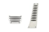 Dinan Pedal Covers D700-0001 Pads, Covers, Gas/Brake, Aluminum/Rubber, Black/Natural, BMW, Pair thumbnail 2
