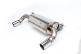Dinan Free Flow Stainless Exhaust Systems D660-0077 Systems, Stainless, Rear Axle-back, Single In/Dual Out, Steel, Natural, Split Rear Exit, Polished Tips, BMW, 3.0L, Kit thumbnail 4