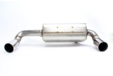 Dinan Free Flow Stainless Exhaust Systems D660-0077 Systems, Stainless, Rear Axle-back, Single In/Dual Out, Steel, Natural, Split Rear Exit, Polished Tips, BMW, 3.0L, Kit thumbnail 6