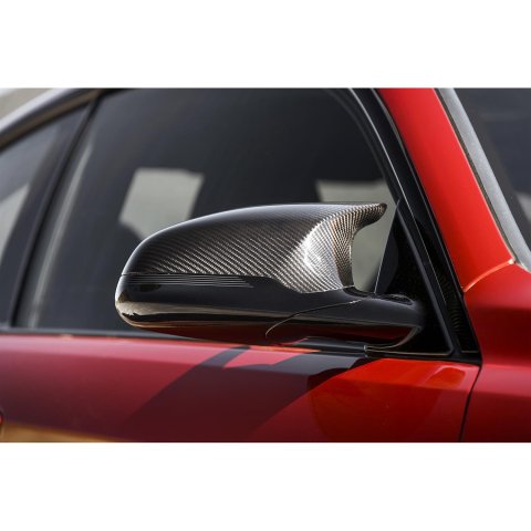 Dinan Mirror Caps D980-0025 Covers, Carbon Fiber, Snap-On, BMW, Pair thumbnail 3