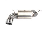Dinan Free Flow Stainless Exhaust Systems D660-0069 Systems, Stainless, Rear Axle-back, Single In/Dual Out, Steel, Natural, Rear Exit, Polished Tips, BMW, 2.0L, Kit thumbnail 4