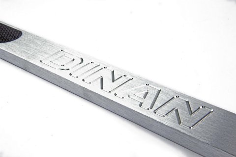 Dinan Shock Tower Braces D180-0372 and Strut Braces, Brace, Rear, Brushed Aluminum, Carbon Fiber Inserts, BMW, Each thumbnail 4