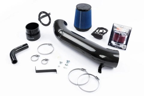 Dinan Carbon Fiber Air Intake Systems D760-0660A Intake, High Flow, Tube, Blue Filter, BMW, 4.4L, Kit thumbnail 8