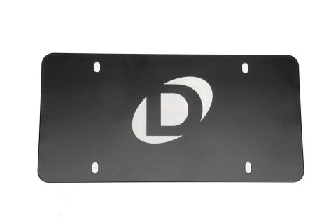Dinan License Plate Frames D010-0015 Plate, Stainless Steel, "D" Logo, Offset, Each thumbnail 2
