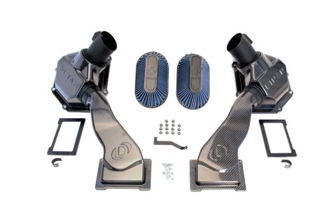 Dinan Carbon Fiber Air Intake Systems for 2012-2018 M6, 2014-2016 M6 GRAN COUPE - D760-0037 Intake, High Flow, Tube, Blue Filter, BMW, 4.4L, Kit thumbnail 3