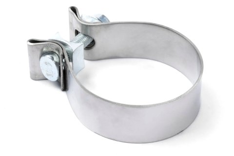 Dinan Heavy-Duty Band Clamps D662-9237 Exhaust Clamps, Clamp, Heavy-Duty, 3.00 in. Diameter, Stainless Steel, Natural Finish, Each