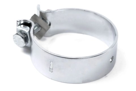 Dinan Heavy-Duty Band Clamps D662-9248 Exhaust Clamps, Clamp, Heavy-Duty, 3.25 in. Diameter, Stainless Steel, Natural Finish, Each