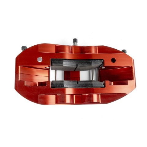 Dinan Big Brake Rear Kits D290-1006-R Disc Kit, Brake, Rear, Slotted Rotors, 4-Piston Red Powdercoat Calipers, BMW, Kit thumbnail 5