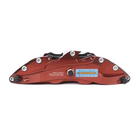 Dinan Big Brake Rear Kits D290-1006-R Disc Kit, Brake, Rear, Slotted Rotors, 4-Piston Red Powdercoat Calipers, BMW, Kit thumbnail 6