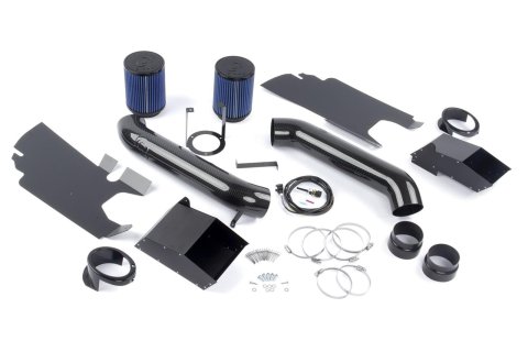 Dinan Carbon Fiber Air Intake Systems D760-0390D Kits, Systems, Oiled, Tube, Cotton Gauze Filter, Black, BMW, 5.0L, Kit