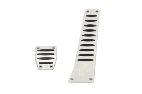 Dinan Pedal Covers D700-0002 Pads, Gas/Brake, Aluminum/Rubber, BMW, Pair thumbnail 2