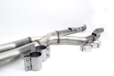Dinan High-Flow X-Pipes for 2015-2018 M3, 2015-2020 M4 - D660-0060 Exhaust Crossover Pipes, X-Pipes, 304 Stainless Steel, Natural, 2.750 in. Diameter, BMW, 3.0L, Kit thumbnail 1