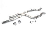 Dinan High-Flow X-Pipes for 2015-2018 M3, 2015-2020 M4 - D660-0060 Exhaust Crossover Pipes, X-Pipes, 304 Stainless Steel, Natural, 2.750 in. Diameter, BMW, 3.0L, Kit thumbnail 6