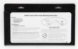 Dinan License Plate Frames D010-0013 Frame, Stainless Steel, Black, Logo, Each thumbnail 3