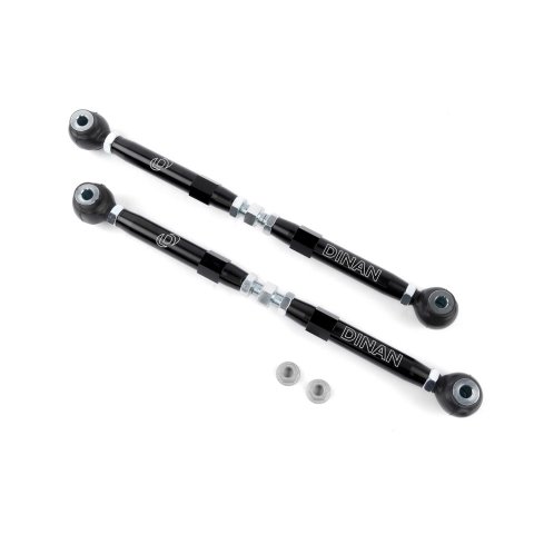 Dinan Racing Toe Links D280-0025 Links, Tubular, Rear, Billet Aluminum, Black Powdercoated, BMW, Toyota, Pair thumbnail 1