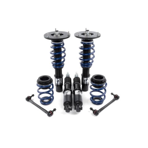 Dinan Coilover Suspension Systems D190-0001 Kit, Front and Rear, Monotube, Adjustable, Blue Spring, Mini, Kit thumbnail 2
