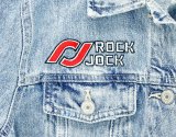 Rock Jock Jackets & Vests RJ-714000-XL Jean Jacket w/ embroidered logos front and back. Blue, women's XL. thumbnail 1