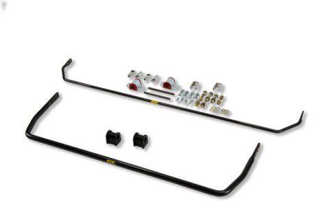 ST Suspensions Sway Bar Sets 52220 Bars, Front and Rear, Solid, Steel, Black Powdercoated, Toyota, Kit