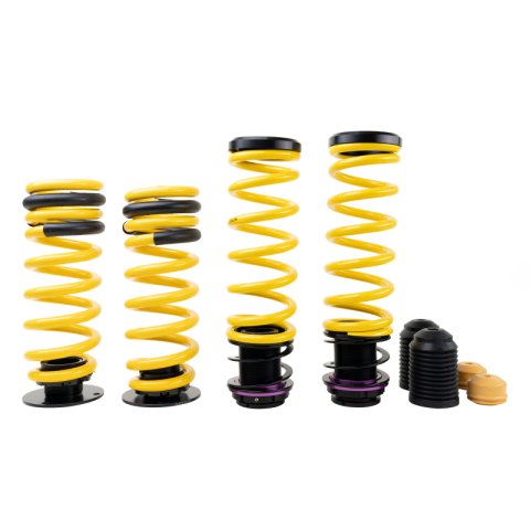 ST Suspensions Adjustable Lowering Springs 27325073 Springs, Height, Front and Rear, Yellow Powdercoated, Use with Factory Dampers, Mercedes-Benz, Kit thumbnail 8