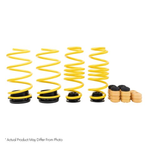 ST Suspensions Adjustable Lowering Springs 27320097 Springs, Height, Front and Rear, Yellow Powdercoated, Use with Factory Dampers, BMW, Kit thumbnail 9