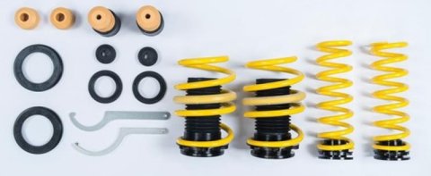 ST Suspensions Adjustable Lowering Springs 273200AM Springs, Height, Front, Yellow Powdercoated, Use with Factory Dampers, BMW, Kit thumbnail 7