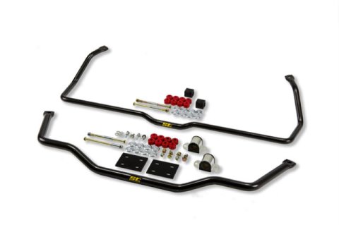 ST Suspensions Sway Bar Sets 52100 Bars, Front and Rear, Solid, Steel, Black Powdercoated, Nissan, Kit thumbnail 3