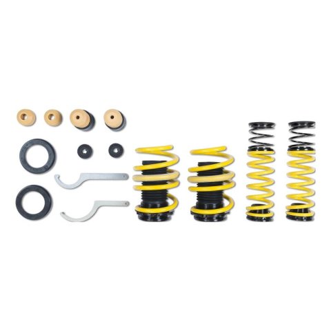ST Suspensions Adjustable Lowering Springs 273200AN Springs, Height, Front and Rear, Yellow Powdercoated, Use with Factory Dampers, BMW, Kit thumbnail 9