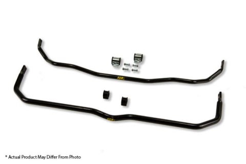 ST Suspensions Sway Bar Sets 52020 Bars, Front and Rear, Solid, Steel, Black Powdercoated, BMW, Kit