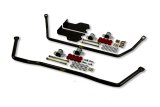 ST Suspensions Sway Bar Sets 52095 Bars, Front and Rear, Solid, Steel, Black Powdercoated, Nissan, Kit thumbnail 1