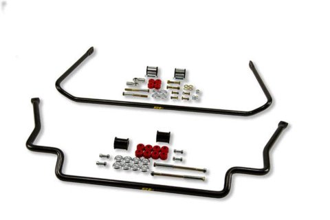 ST Suspensions Sway Bar Sets 52334 Bar, Front and Rear, Fixed, Steel, Black Powdercoated, BMW, Kit