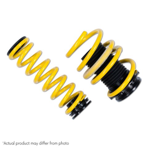 ST Suspensions Adjustable Lowering Springs 27310106 Springs, Height, Front and Rear, Yellow Powdercoated, Use with Factory Dampers, Audi, Kit thumbnail 8