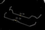 ST Suspensions Sway Bar Sets 52212 Bars, Front and Rear, Solid, Steel, Black Powdercoated, Eagle, Mitsubishi, Kit thumbnail 2