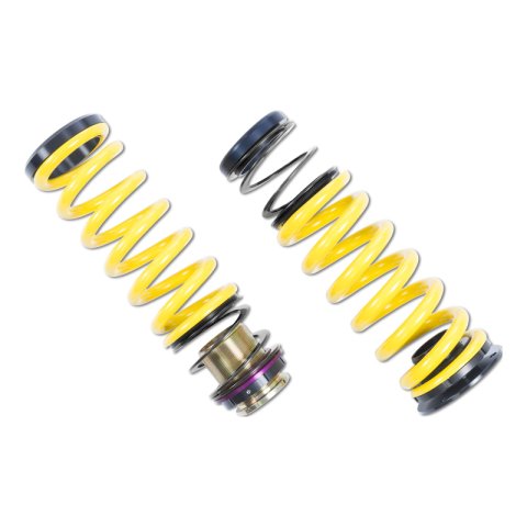 ST Suspensions Adjustable Lowering Springs 27325081 Springs, Height, Front and Rear, Yellow Powdercoated, Use with Factory Dampers, Mercedes-Benz, Kit thumbnail 5