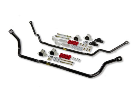 ST Suspensions Sway Bar Sets 52135 Bars, Front and Rear, Solid, Steel, Black Powdercoated, for use on Honda®, Kit thumbnail 1
