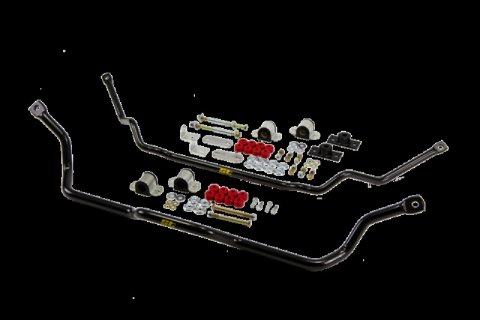ST Suspensions Sway Bar Sets 52135 Bars, Front and Rear, Solid, Steel, Black Powdercoated, for use on Honda®, Kit thumbnail 2