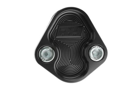 Redhorse Performance Fuel Pump Block-Off Plates 4810-454-2 Plate, Aluminum, Black Anodized, Chevy, Big Block, Each