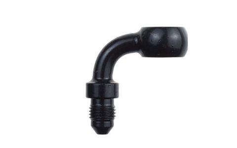 Redhorse Performance 3200 Series Banjo Bolts 3290-03-2 Fitting, Adapter, AN to Banjo, 90 Degree, Aluminum, Black, -3 AN, 10mm, Each thumbnail 2