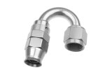 Redhorse Performance 1200 Series Reuseable PTFE Hose Ends 1280-06-5 Ends, Series, Reuseable, PTFE, -6 AN Female Threads, Reusable swivel, 180 degree, -6 AN Hose, Aluminum, Clear Anodized, Each thumbnail 1