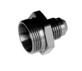 Redhorse Performance 5000 Series Carburetor Inlet Fittings 5040-08-2 Fitting, Inlet, -8 AN to 7/8-20 in. Male Thread, Aluminum, Black Anodized, Pair thumbnail 1