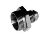 Redhorse Performance 5000 Series Carburetor Inlet Fittings 5040-08-2 Fitting, Inlet, -8 AN to 7/8-20 in. Male Thread, Aluminum, Black Anodized, Pair thumbnail 2