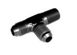 Redhorse Performance 826 Series Tee Adapter Fittings 826-04-02-2 Fitting, Adapter, AN with 1/8 in. NPT on the run, -4 AN, Aluminum, Black Anodized, Each thumbnail 2